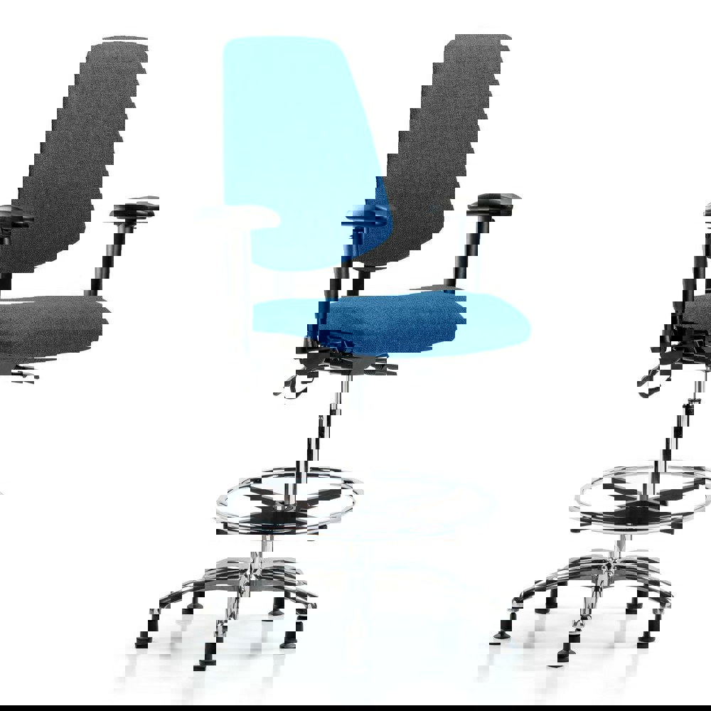 Task Chair: Conductive Cloth, Blue